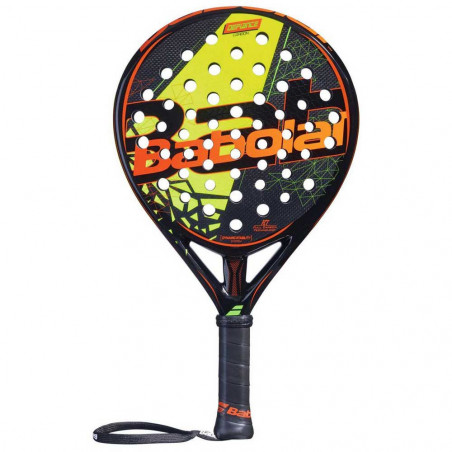 Raquette Padel BABOLAT Defiance Carbon Noir / Rouge / Jaune 2019