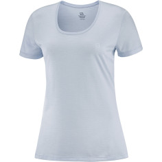 T-Shirt Running SALOMON Femme AGILE SS Tee Bleu AH 2020