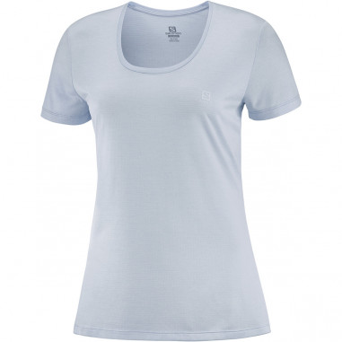T-Shirt Running SALOMON Femme AGILE SS Tee Bleu...
