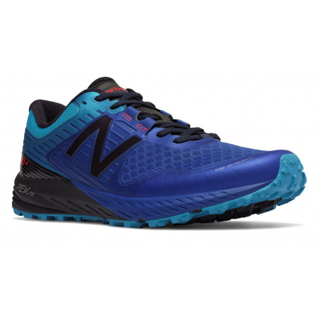 Chaussures Running NEW BALANCE Homme Trail 910 BR4 Bleu / Noir PE 2018
