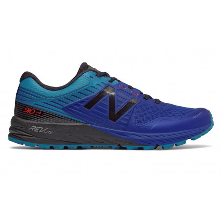 Chaussures Running NEW BALANCE Homme Trail 910 BR4 Bleu / Noir PE 2018