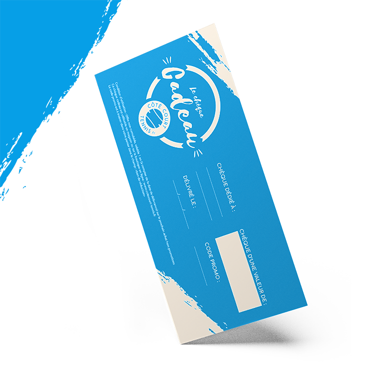 Ch&egrave;que cadeau C&ocirc;t&eacute; Court